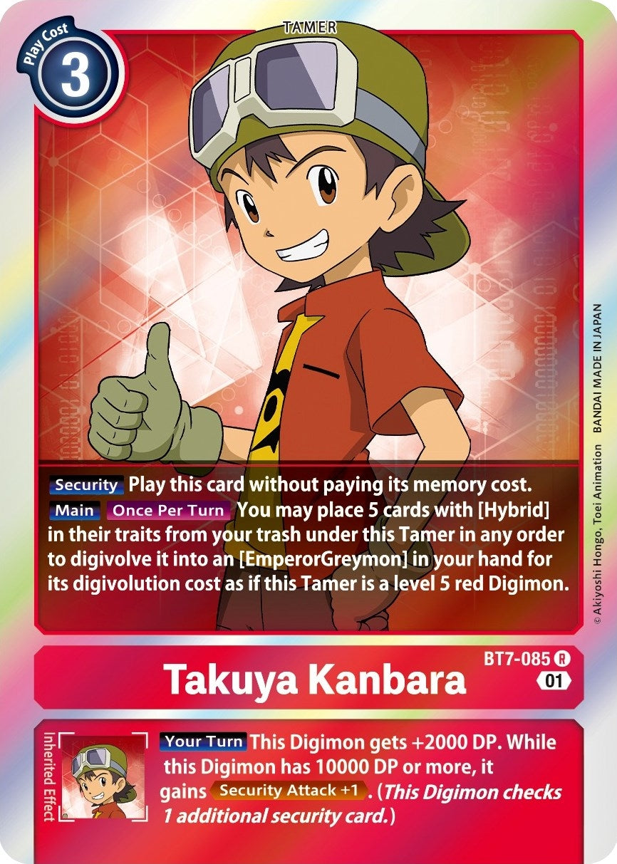 Image for Takuya Kanbara [BT7-085 R] (BT-07) - Digimon Card Game