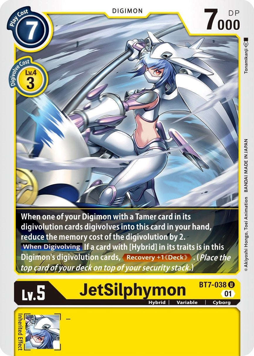 Image for JetSilphymon [BT7-038 U] (BT-07) - Digimon Card Game