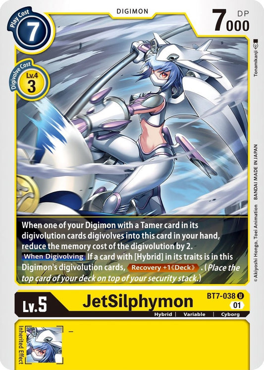 Image for JetSilphymon [BT7-038 U] (BT-07) - Digimon Card Game