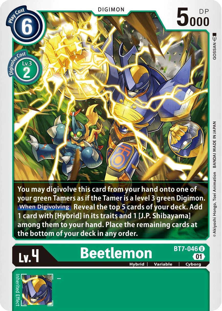 Image for Beetlemon [BT7-046 U] (BT-07) - Digimon Card Game