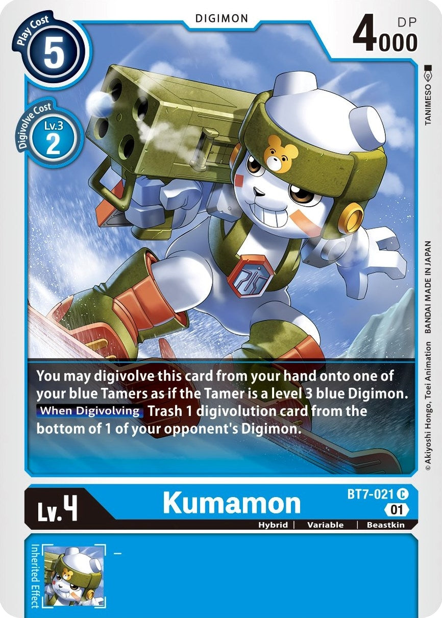 Image for Kumamon [BT7-021 C] (BT-07) - Digimon Card Game