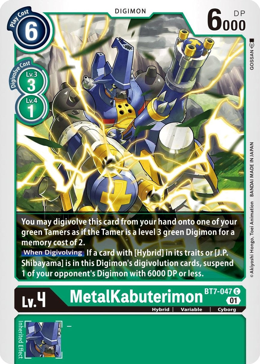 Image for MetalKabuterimon [BT7-047 C] (BT-07) - Digimon Card Game