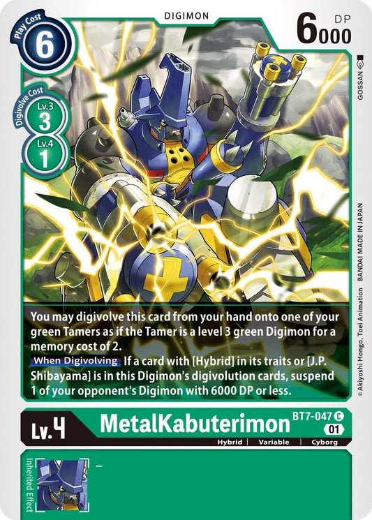 Image for MetalKabuterimon [BT7-047 C] (BT-07) - Digimon Card Game