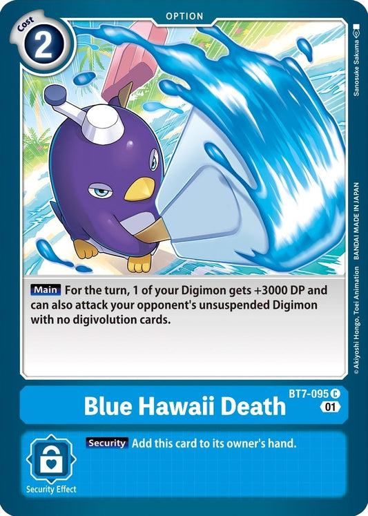 Image for Blue Hawaii Death [BT7-095 C] (BT-07) - Digimon Card Game