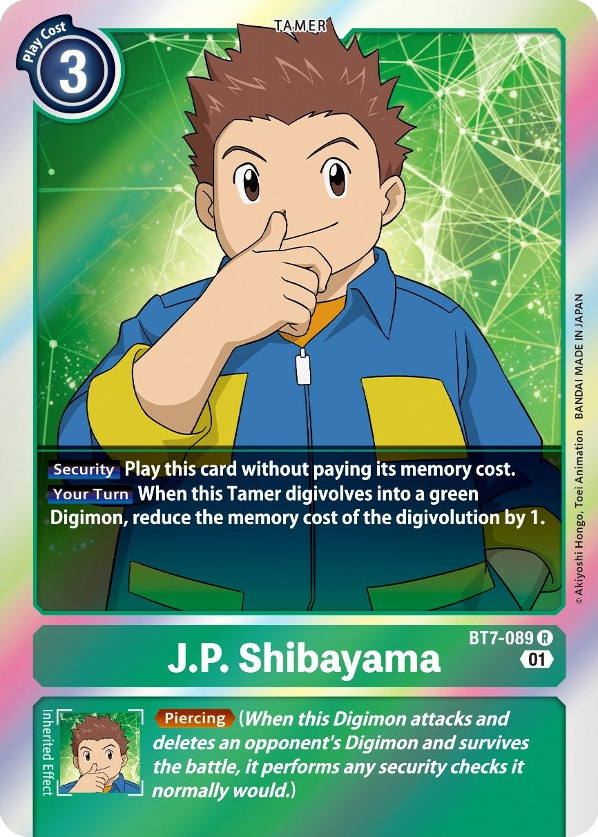 Image for J.P. Shibayama [BT7-089 R] (BT-07) - Digimon Card Game