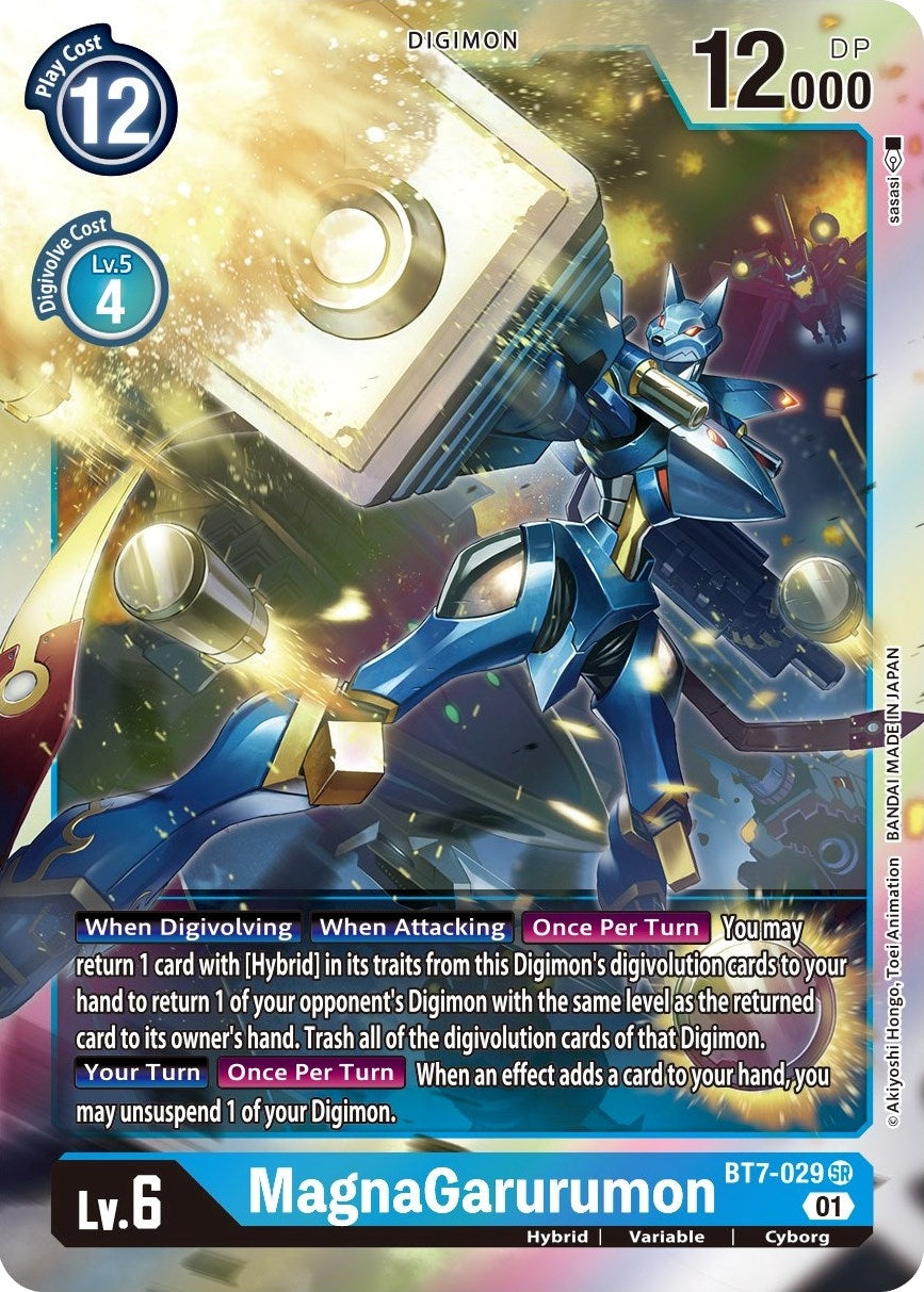 Image for MagnaGarurumon [BT7-029 SR] (BT-07) - Digimon Card Game