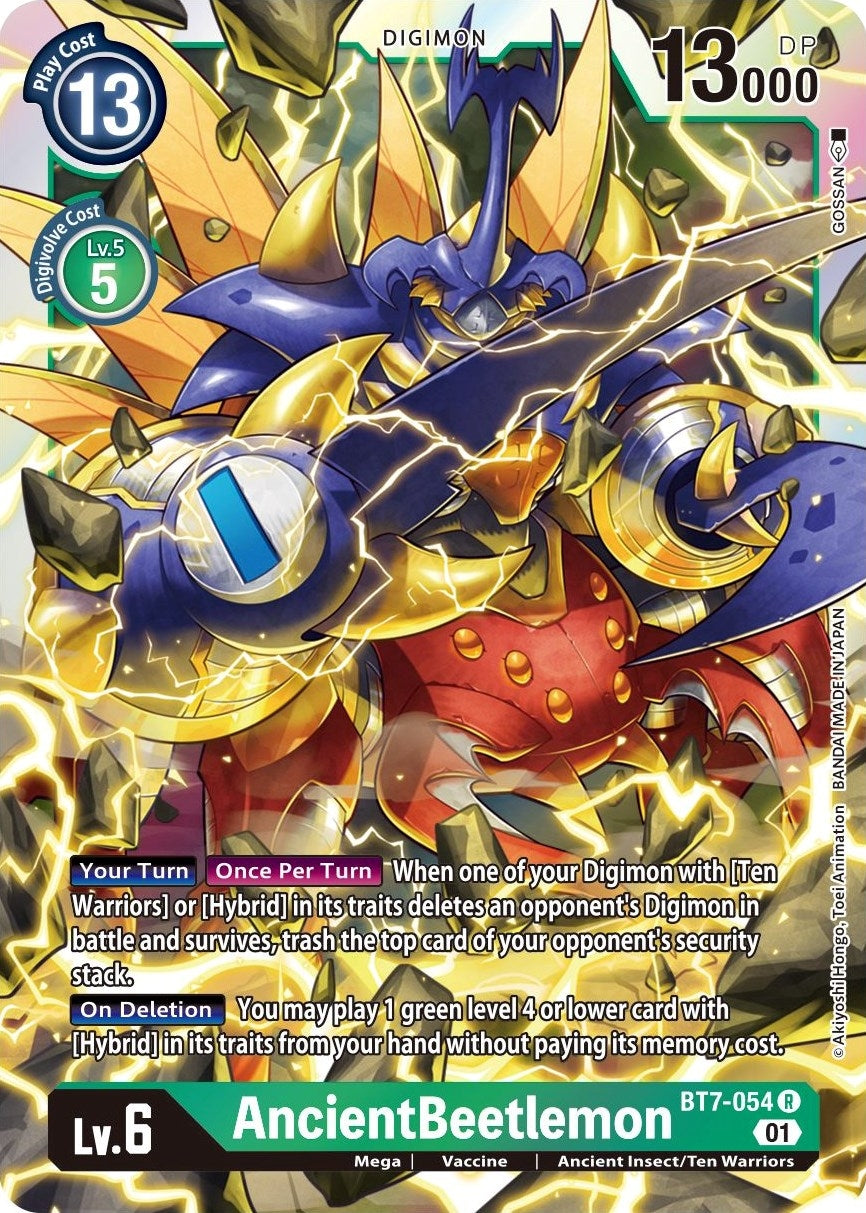 Image for AncientBeetlemon [BT7-054 R] (BT-07) - Digimon Card Game