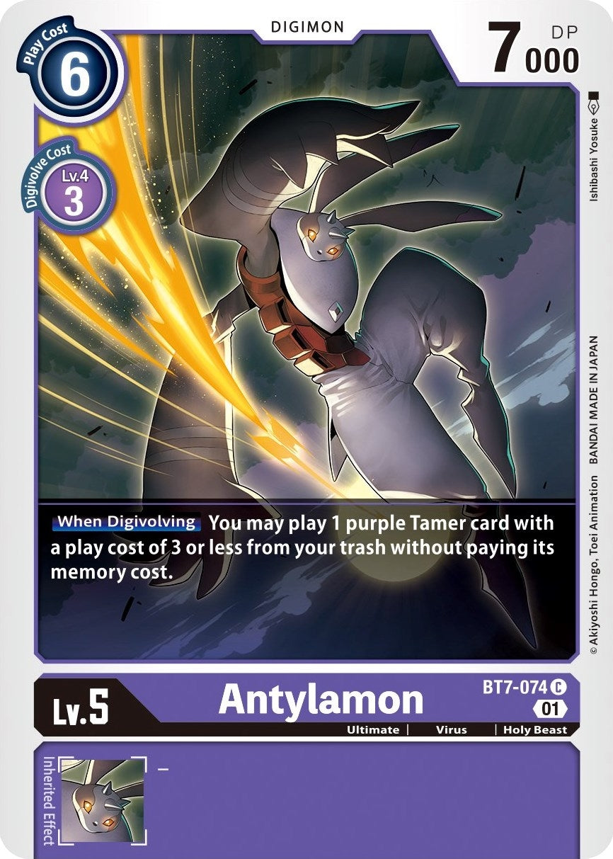 Image for Antylamon [BT7-074 C] (BT-07) - Digimon Card Game