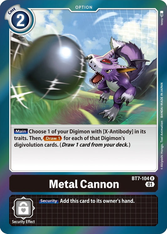 Image for Metal Cannon [BT7-104 R] (BT-07) - Digimon Card Game