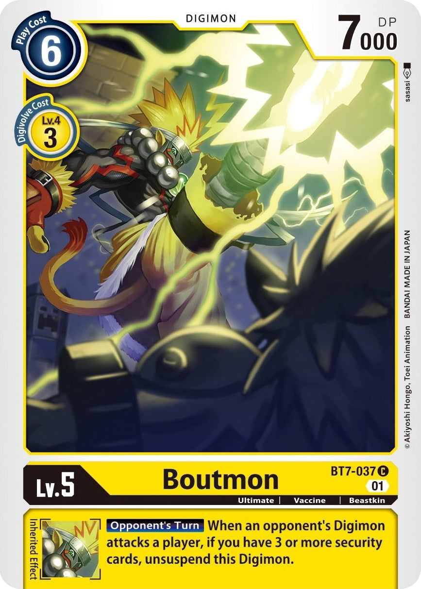 Image for Boutmon [BT7-037 C] (BT-07) - Digimon Card Game
