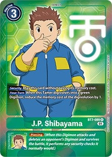 Image for J.P. Shibayama (Box Topper) [BT7-089 R] (BT-07) - Digimon Card Game