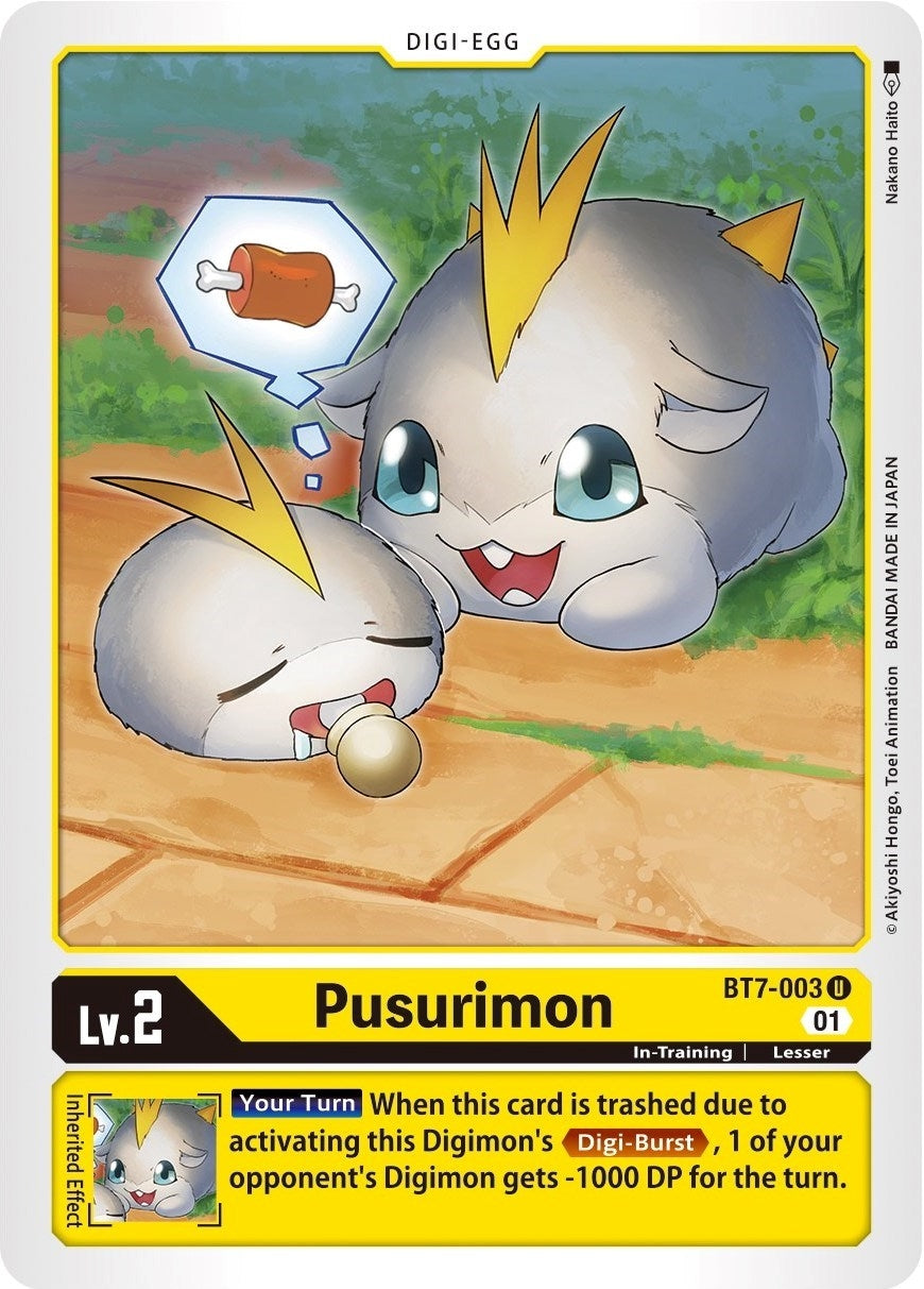 Image for Pusurimon [BT7-003 U] (BT-07) - Digimon Card Game