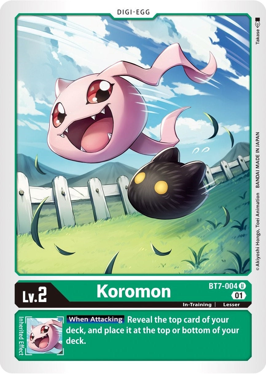 Image for Koromon [BT7-004 U] (BT-07) - Digimon Card Game