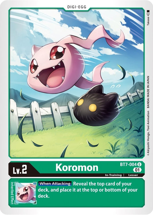 Image for Koromon [BT7-004 U] (BT-07) - Digimon Card Game