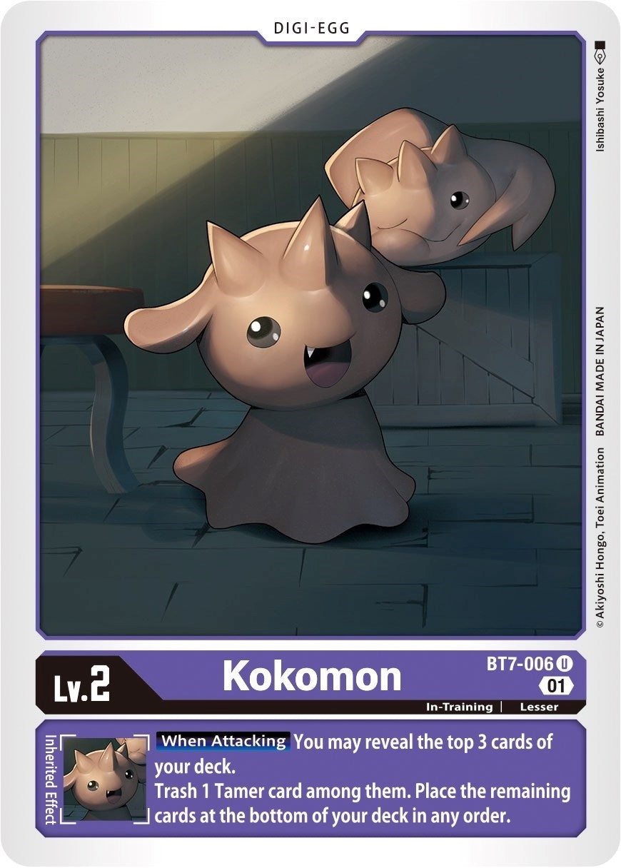 Image for Kokomon [BT7-006 U] (BT-07) - Digimon Card Game