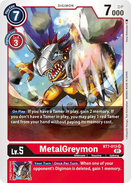 Image for MetalGreymon [BT7-013 SR] (BT-07) - Digimon Card Game