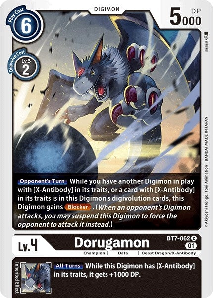 Image for Dorugamon [BT7-062 C] (BT-07) - Digimon Card Game