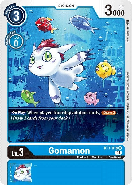 Image for Gomamon [BT7-018 U] (BT-07) - Digimon Card Game