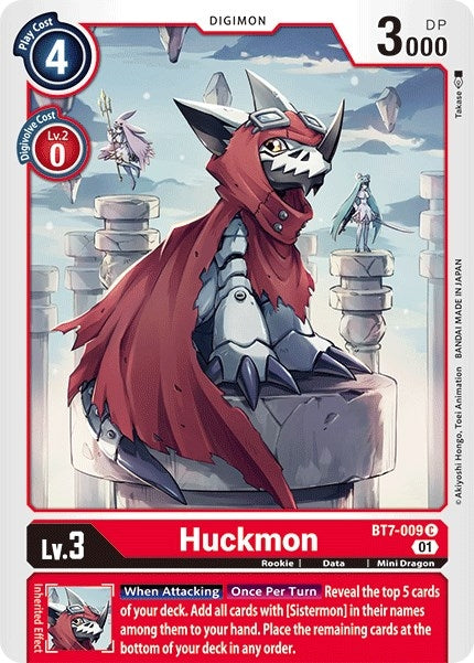 Image for Huckmon [BT7-009 C] (BT-07) - Digimon Card Game