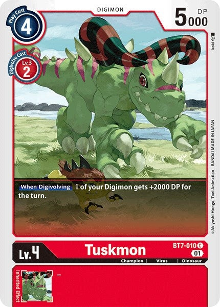 Image for Tuskmon [BT7-010 C] (BT-07) - Digimon Card Game