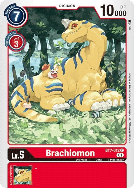 Image for Brachiomon [BT7-012 C] (BT-07) - Digimon Card Game