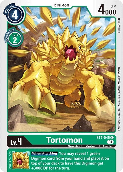 Image for Tortomon [BT7-045 C] (BT-07) - Digimon Card Game