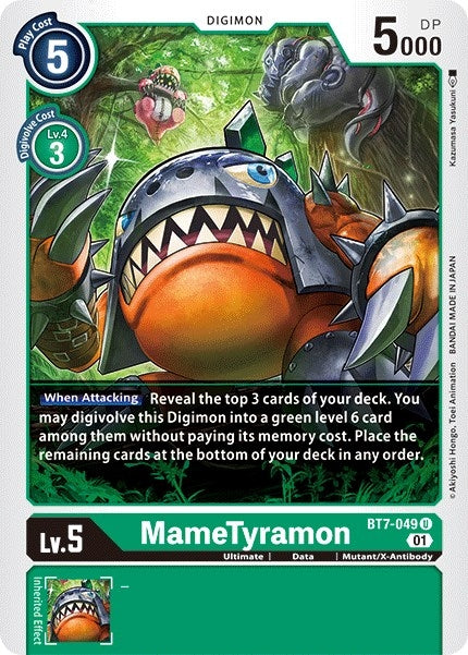 Image for MameTyramon [BT7-049 U] (BT-07) - Digimon Card Game
