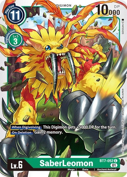 Image for SaberLeomon [BT7-052 C] (BT-07) - Digimon Card Game