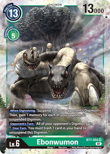 Image for Ebonwumon [BT7-055 SR] (BT-07) - Digimon Card Game