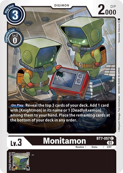 Image for Monitamon [BT7-057 C] (BT-07) - Digimon Card Game