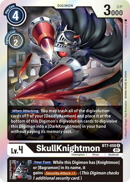 Image for SkullKnightmon [BT7-058 R] (BT-07) - Digimon Card Game