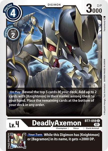 Image for DeadlyAxemon [BT7-059 C] (BT-07) - Digimon Card Game