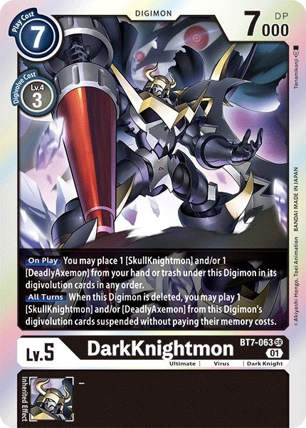 Image for DarkKnightmon [BT7-063 SR] (BT-07) - Digimon Card Game