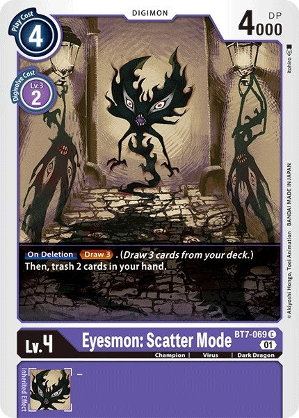 Image for Eyesmon: Scatter Mode [BT7-069 C] (BT-07) - Digimon Card Game