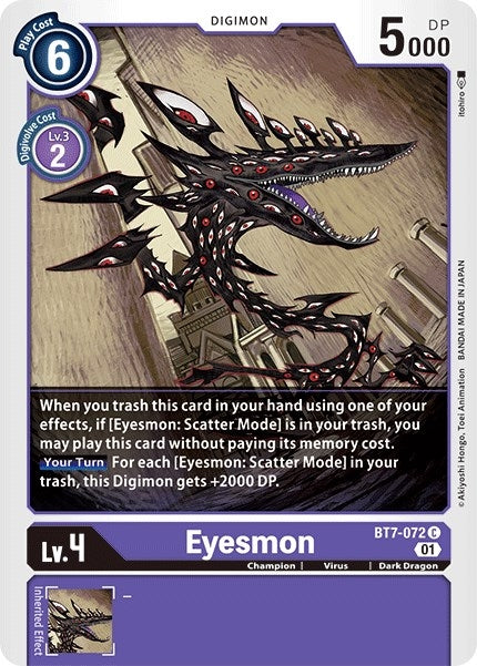 Image for Eyesmon [BT7-072 C] (BT-07) - Digimon Card Game