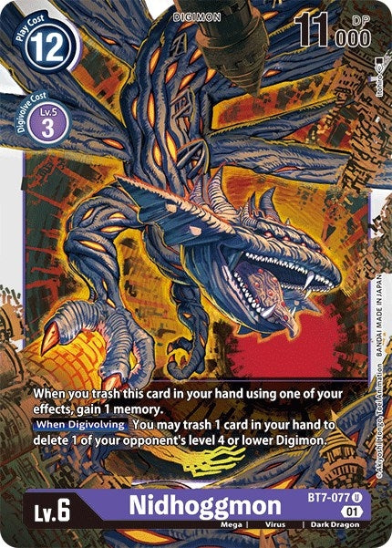 Image for Nidhoggmon [BT7-077 U] (BT-07) - Digimon Card Game