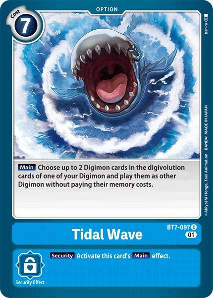 Image for Tidal Wave [BT7-097 C] (BT-07) - Digimon Card Game