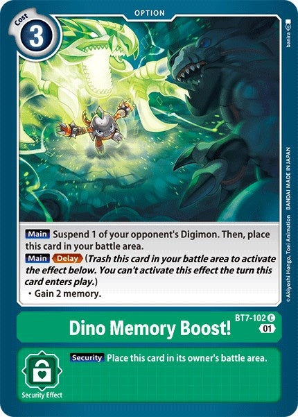 Image for Dino Memory Boost! [BT7-102 C] (BT-07) - Digimon Card Game