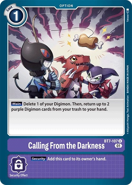 Image for Calling From the Darkness [BT7-107 U] (BT-07) - Digimon Card Game