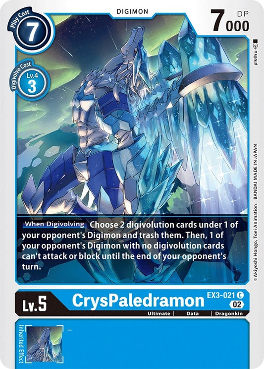 Image for CrysPaledramon [EX3-021 C] - Digimon Card Game