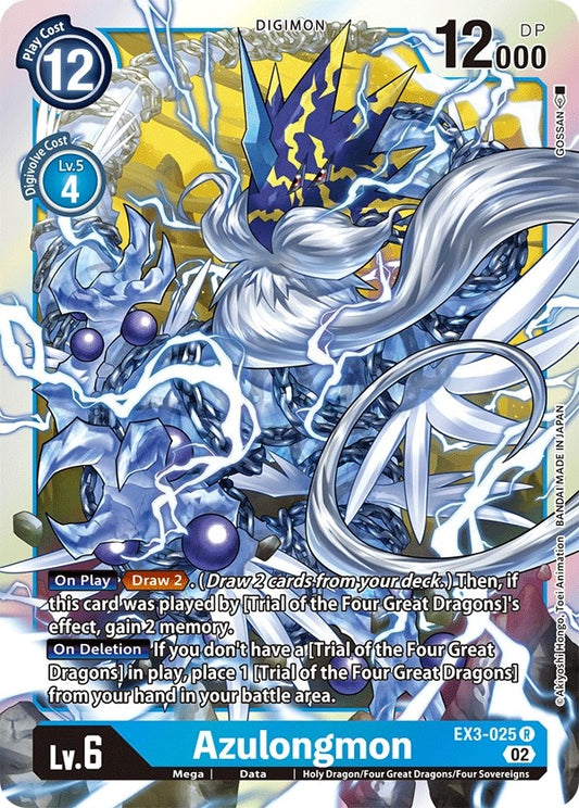 Image for Azulongmon [EX3-025 R] - Digimon Card Game