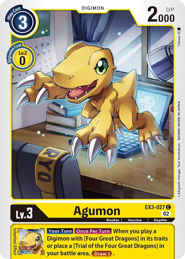 Image for Agumon [EX3-027 C] - Digimon Card Game