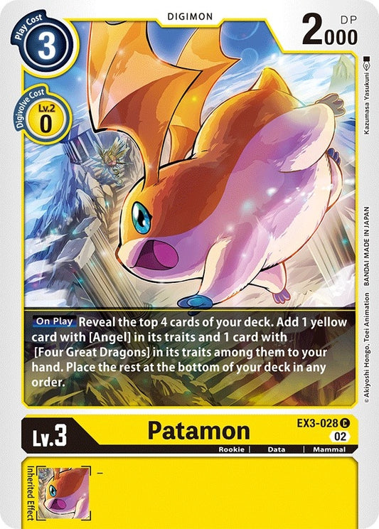 Image for Patamon [EX3-028 C] - Digimon Card Game