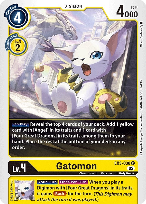 Image for Gatomon [EX3-030 C] - Digimon Card Game