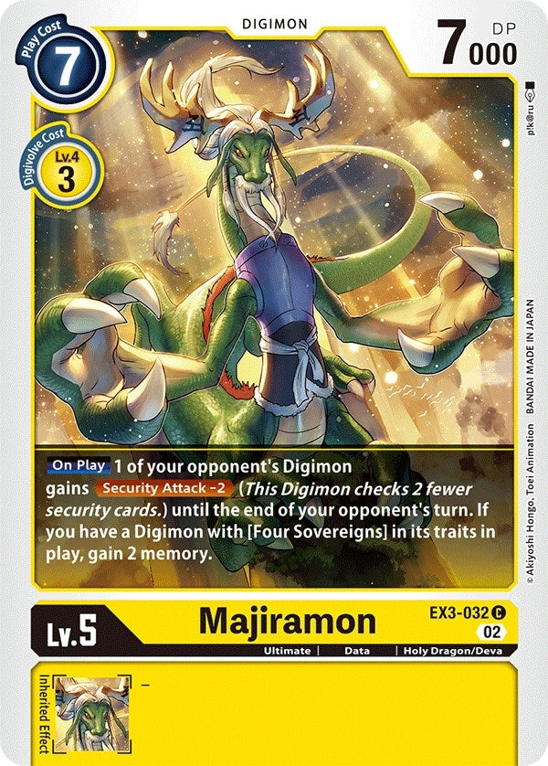 Image for Majiramon [EX3-032 C] - Digimon Card Game