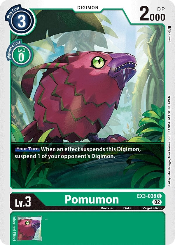 Image for Pomumon [EX3-038 U] - Digimon Card Game