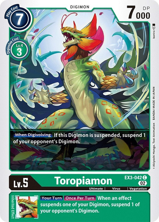 Image for Toropiamon [EX3-042 C] - Digimon Card Game