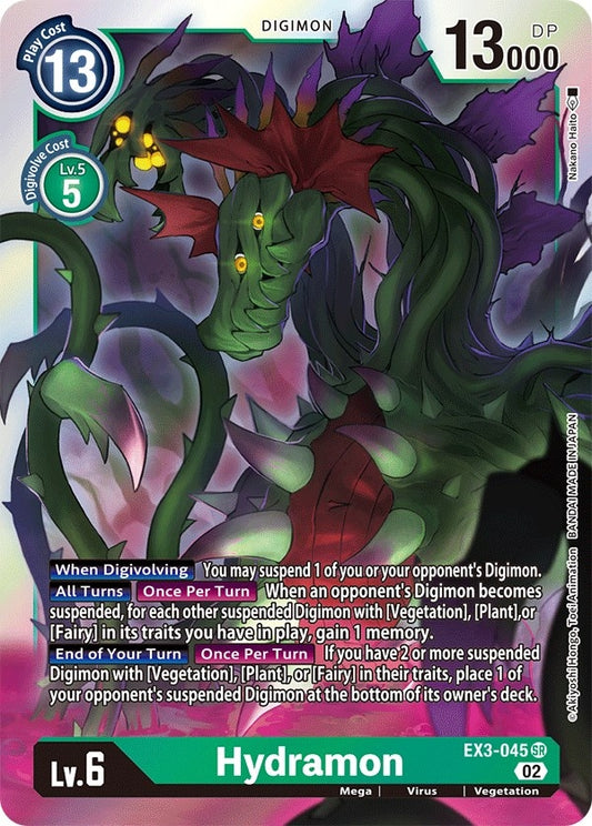 Image for Hydramon [EX3-045 SR] - Digimon Card Game