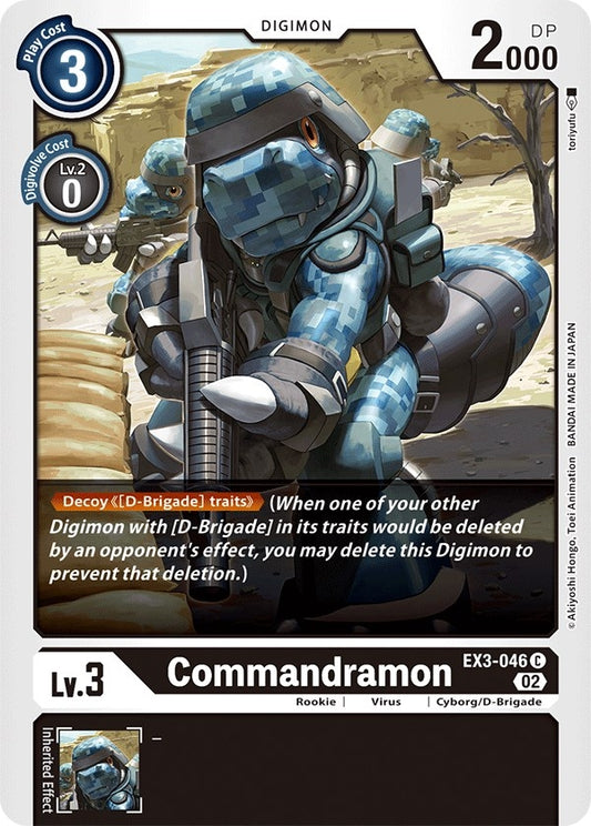 Image for Commandramon [EX3-046 C] - Digimon Card Game