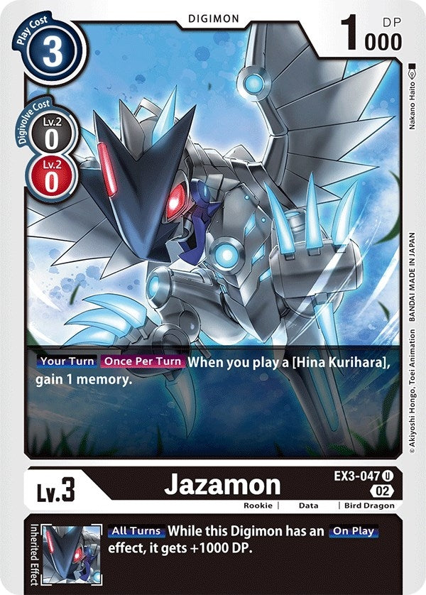 Image for Jazamon [EX3-047 U] - Digimon Card Game